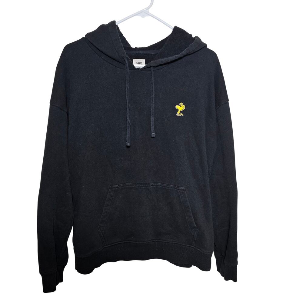 Vans x Peanuts Woodstock Black Unisex Large Hoodie Kangaroo Pockets